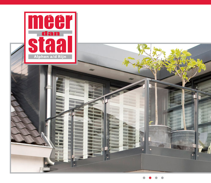 website design concept for Meer dan Staal