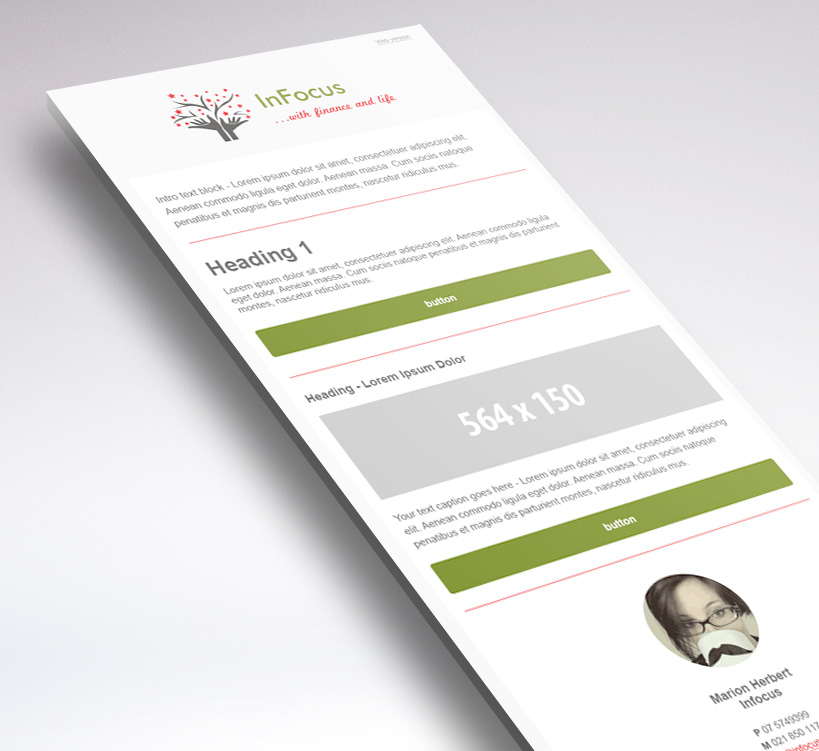 MailChimp newsletter template