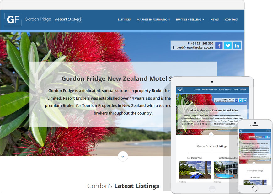 WordPress website for nzmotelsales.co.nz