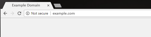 Not Secure Label Browsers