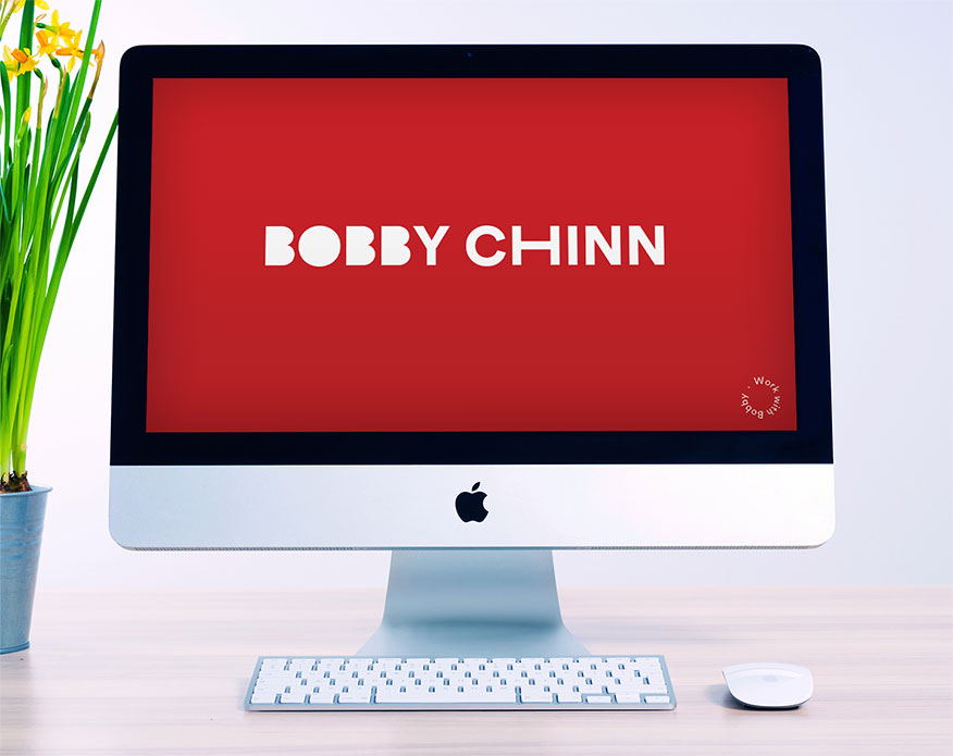 screenshot of the WordPress website of Bobby Chinn