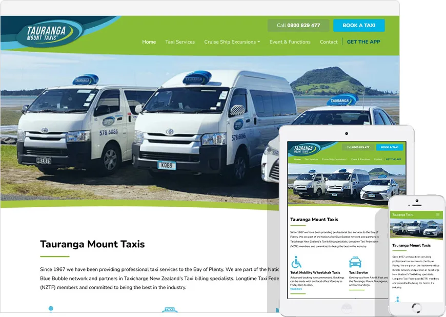 web design tauranga taxis