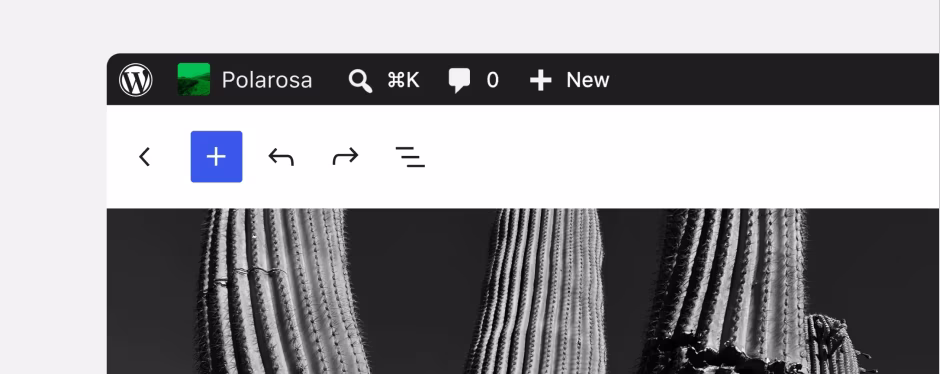 Admin bar in every editor