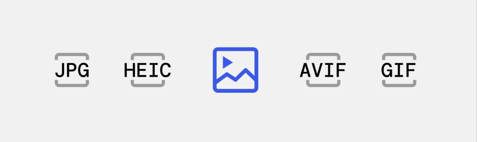 more image formats with faster uploads